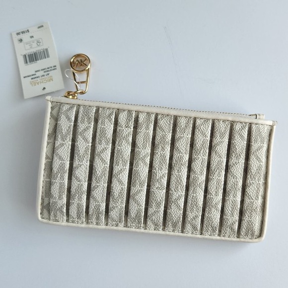 NWT Michael Kors Jet Set Charm Medium Slim Card Case - Picture 3 of 6